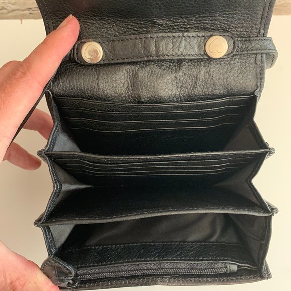 Brighton Leather Wallet Small Organizer Crossbody - Picture 4 of 6